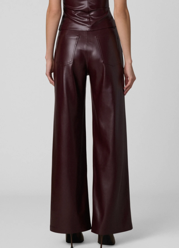 Vegan Leather Trouser
