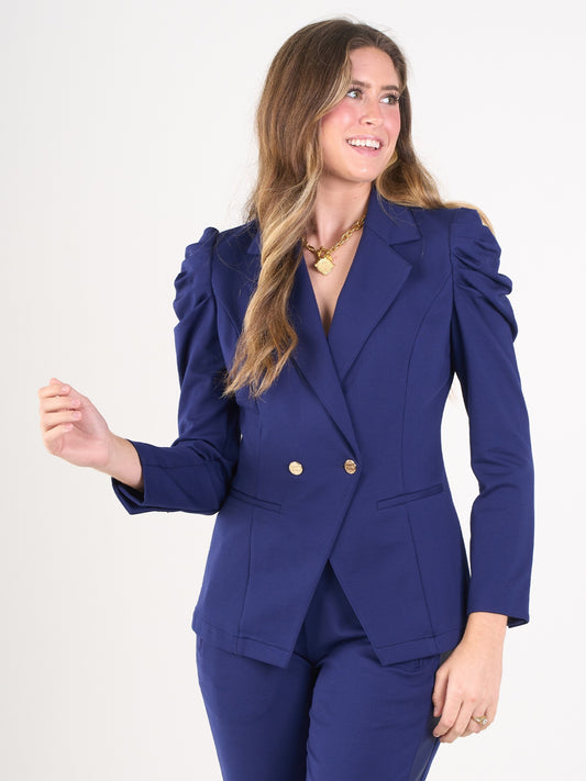 Bradshaw Blazer - Navy Ponte