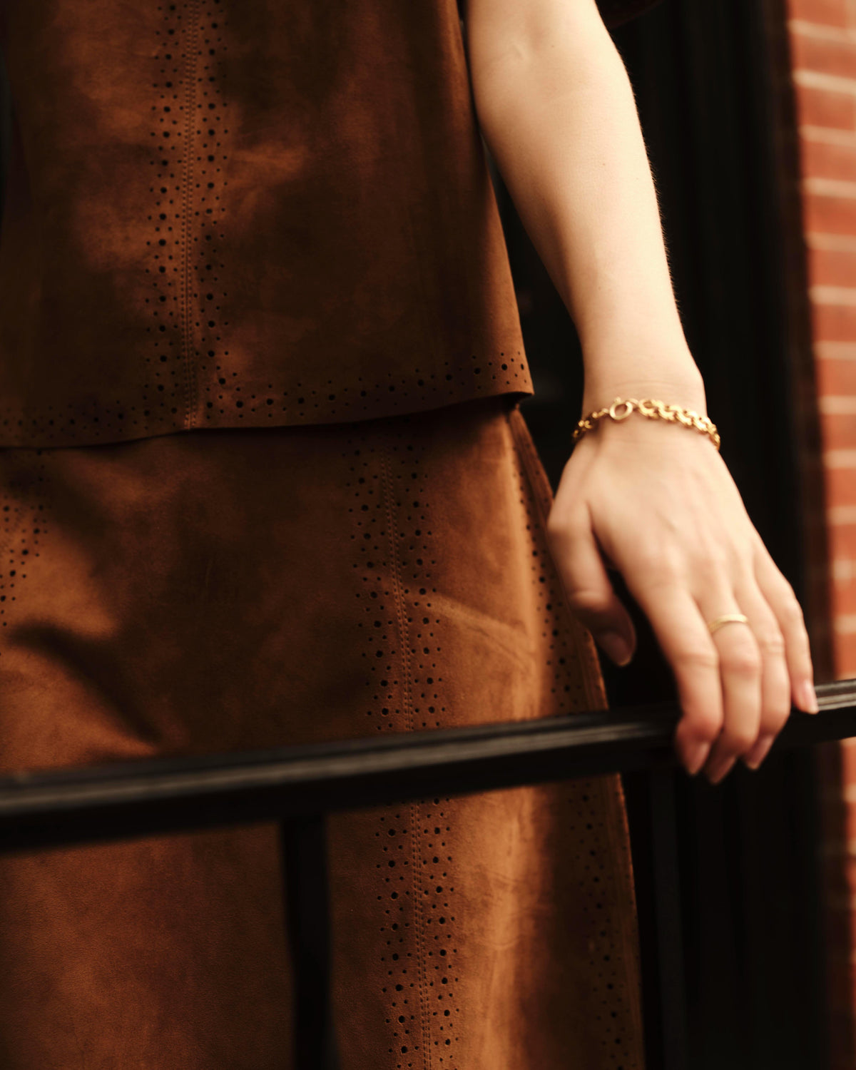 FA26 Presley Skirt-Chestnut