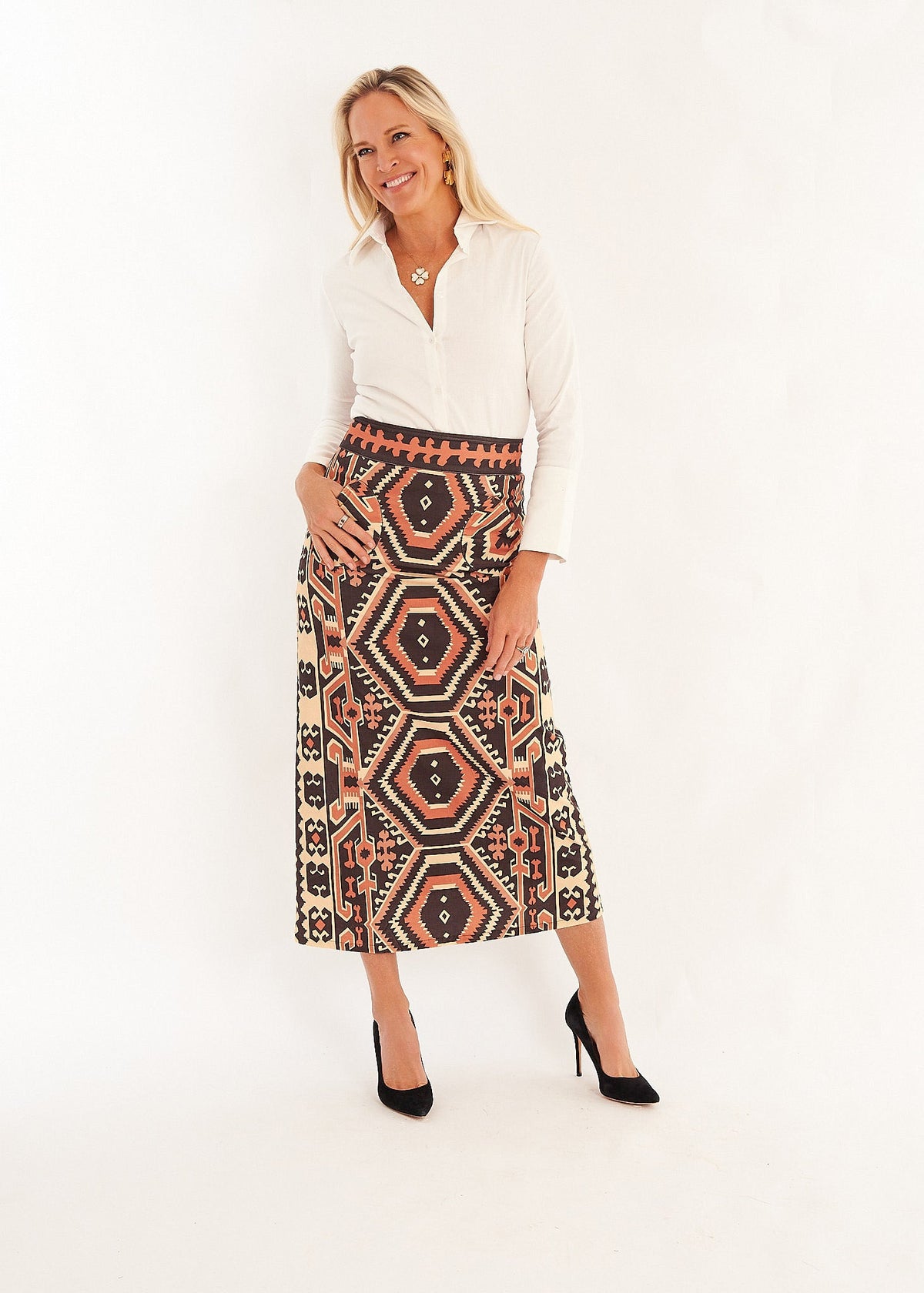 Ketchum Skirt - Kilim Biscotti