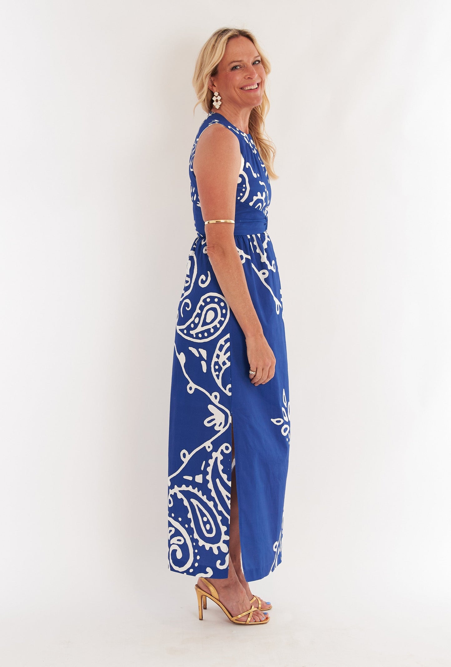 Nina Dress - Bandana Navy
