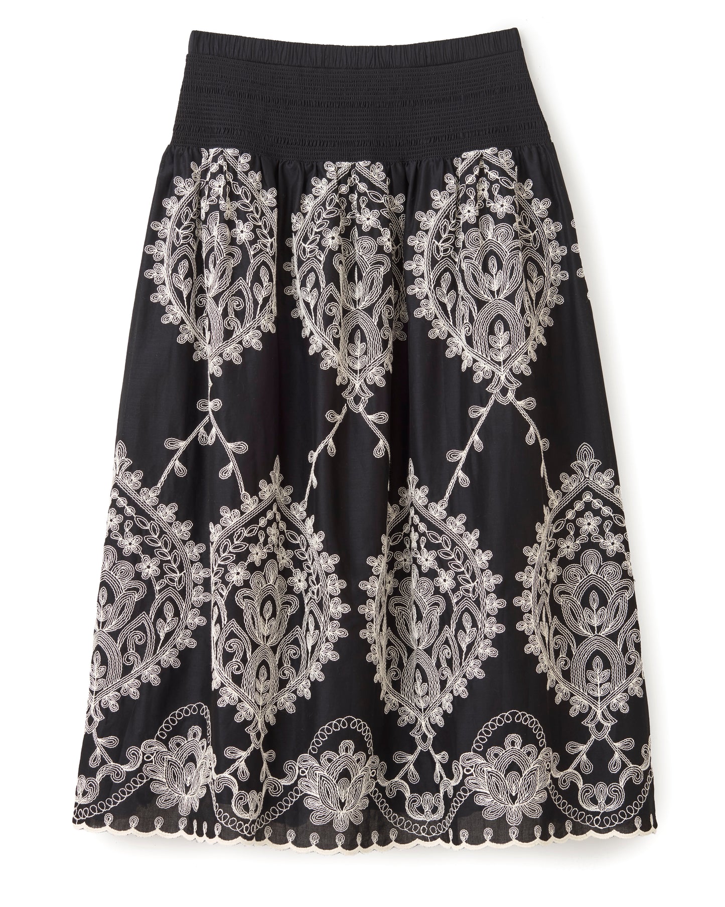 SP26 Georgia Midi Skirt-Noir