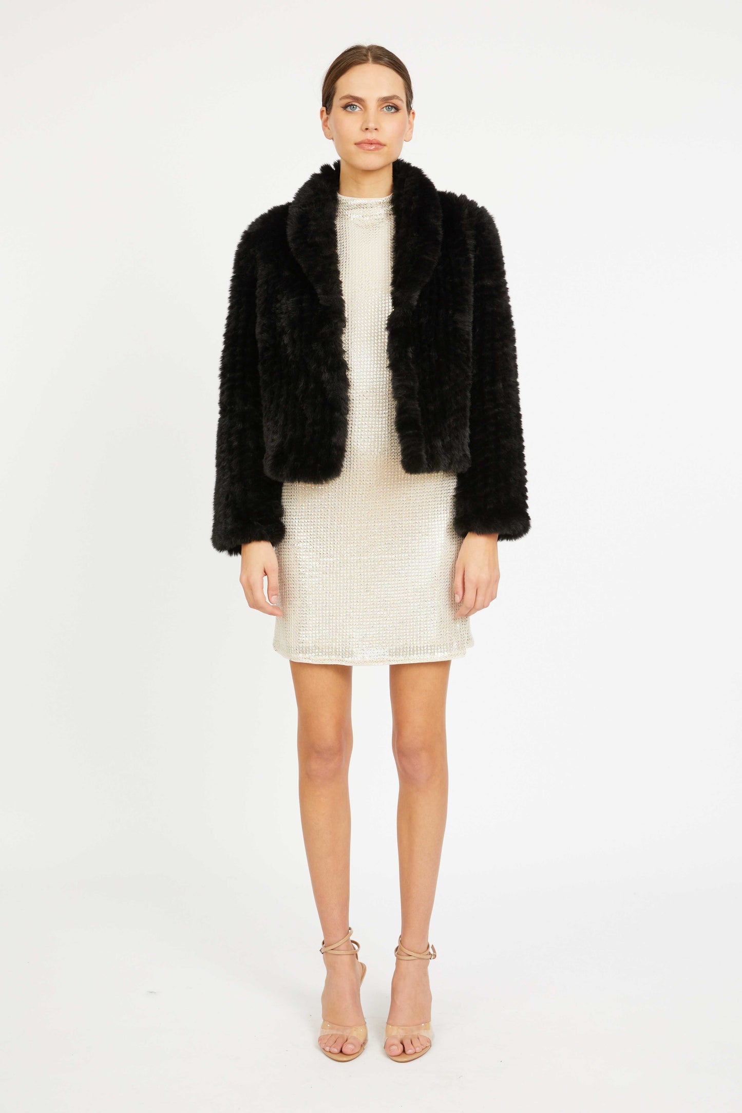 Rayne Dress in Silver