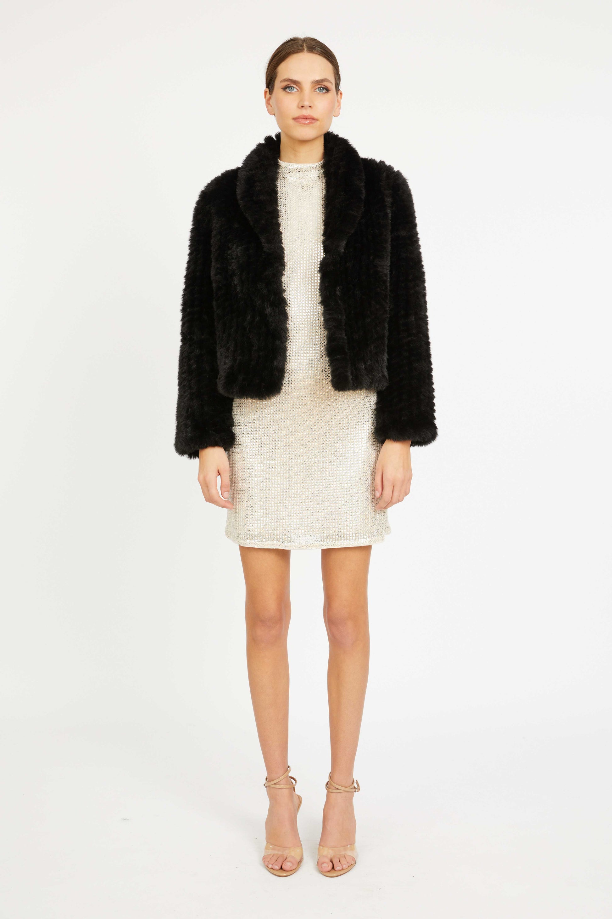 Rayne Dress in Silver