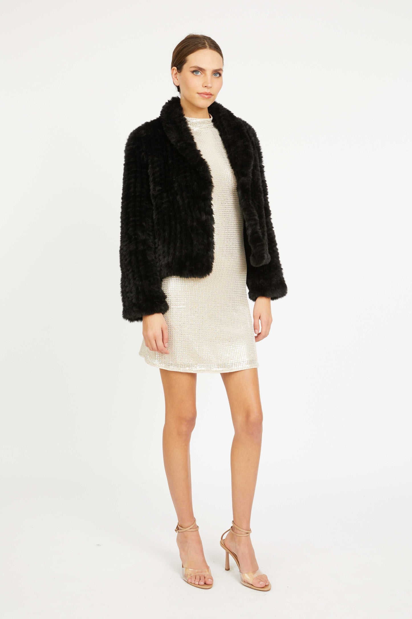 Rayne Dress in Silver