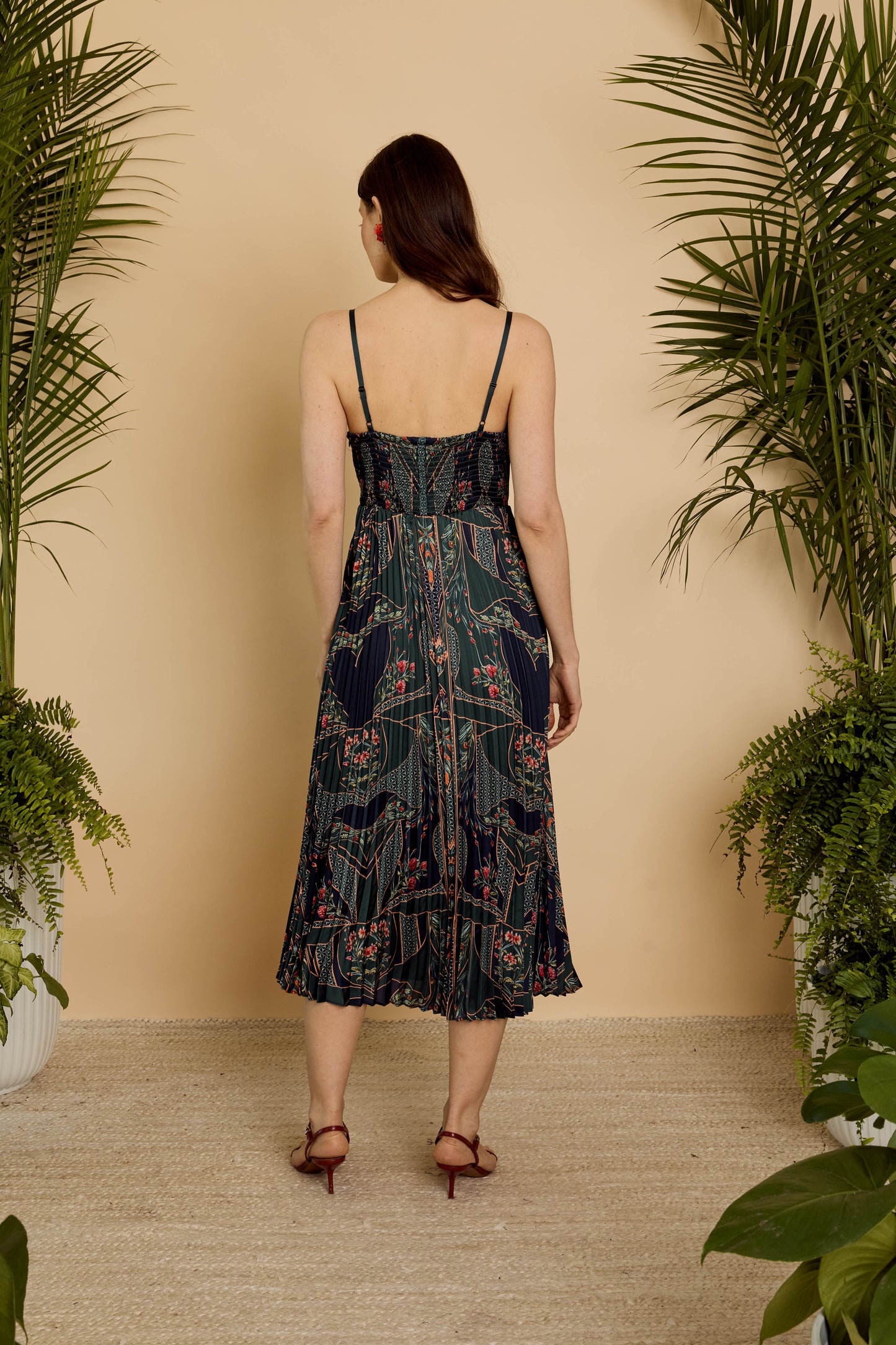 Donna Dress in Patchwork Flower