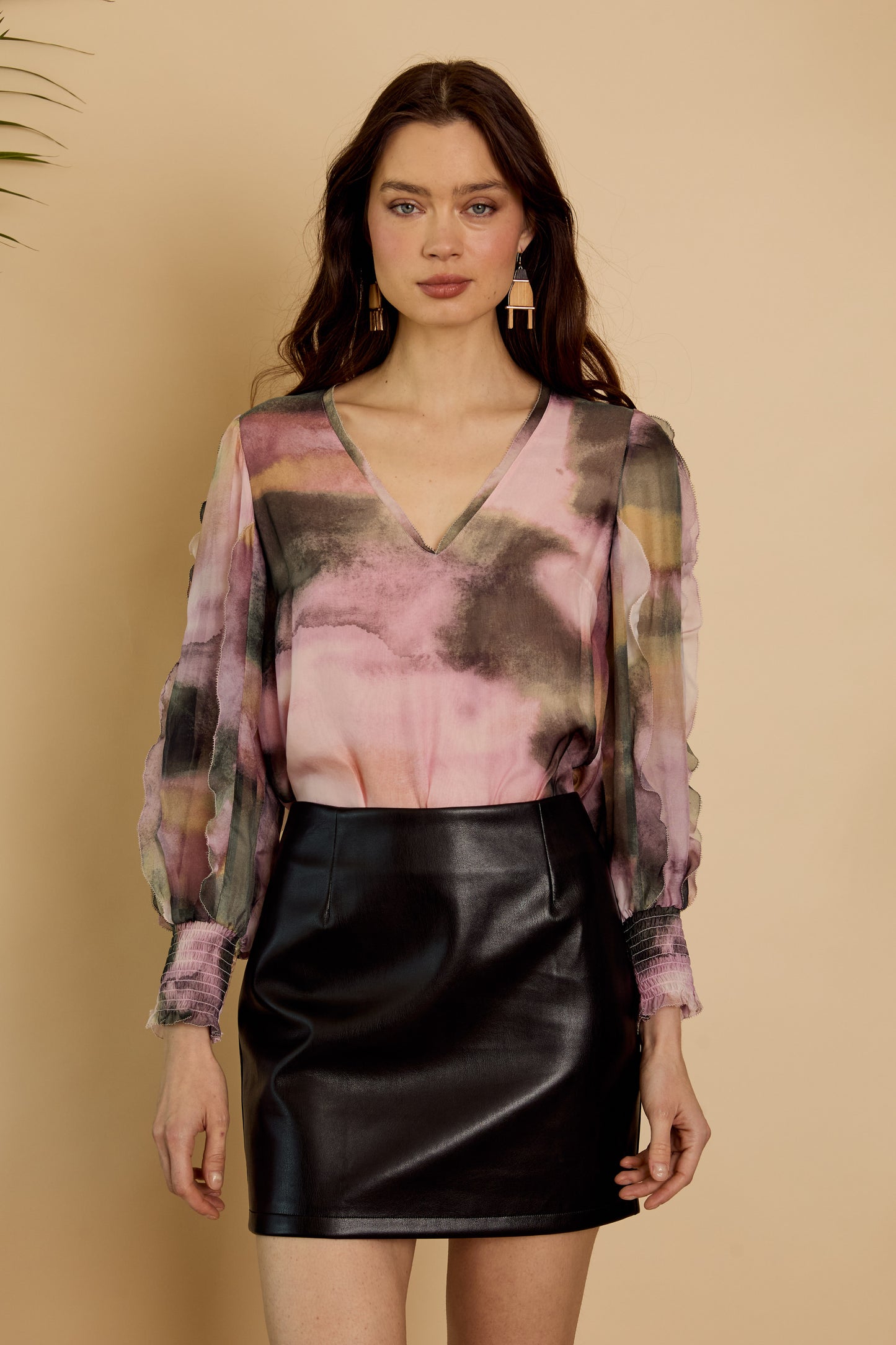Jaci Top in Rose Grass Haze