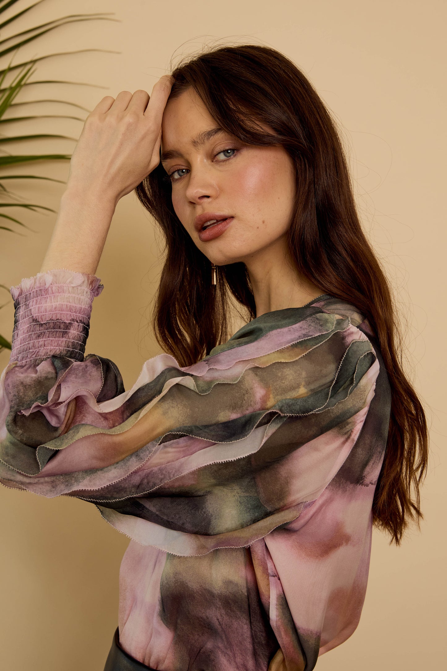 Jaci Top in Rose Grass Haze