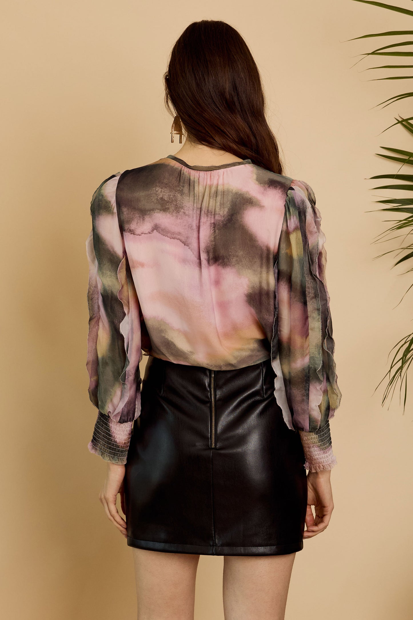 Jaci Top in Rose Grass Haze
