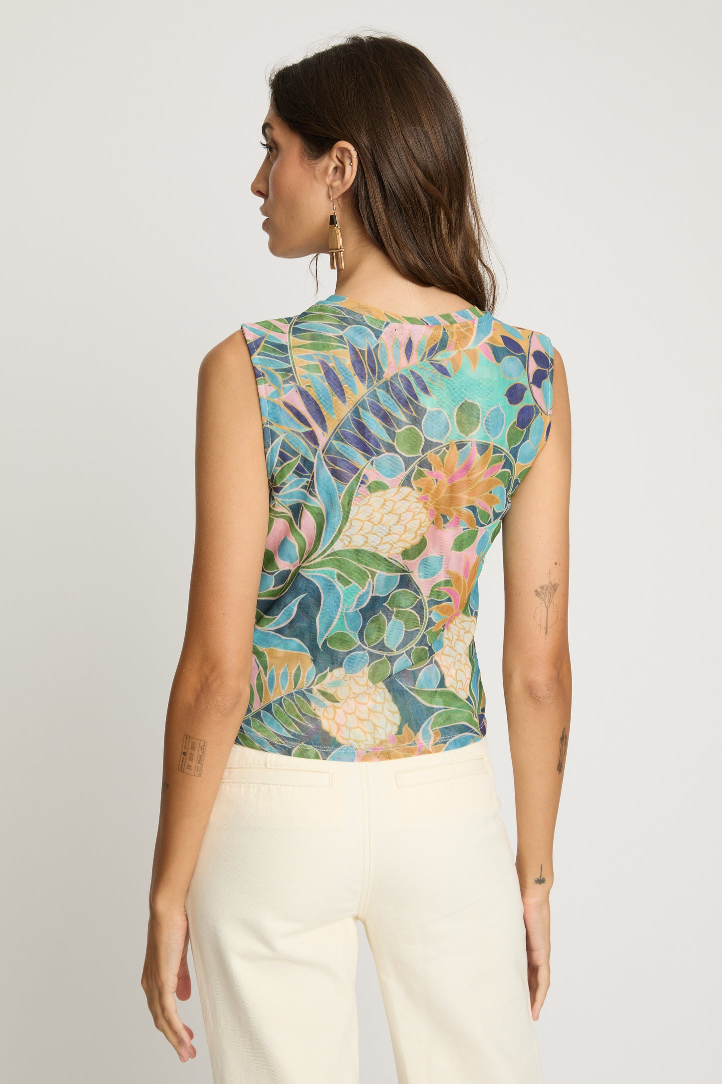 Devi Top in Baroque Pineapple