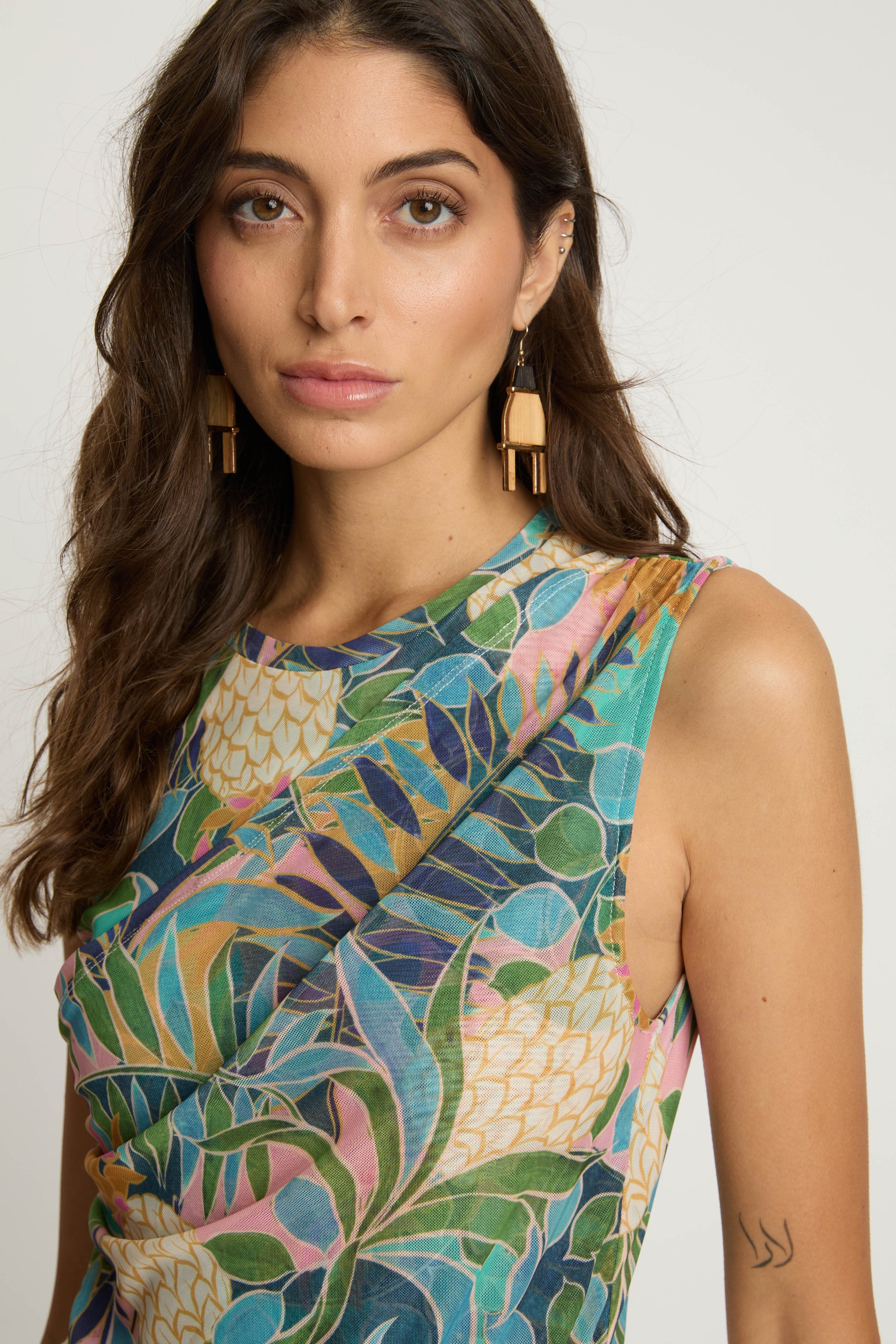 Devi Top in Baroque Pineapple