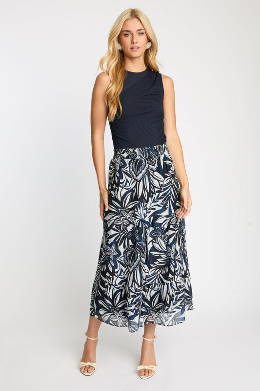Devi Top in Navy