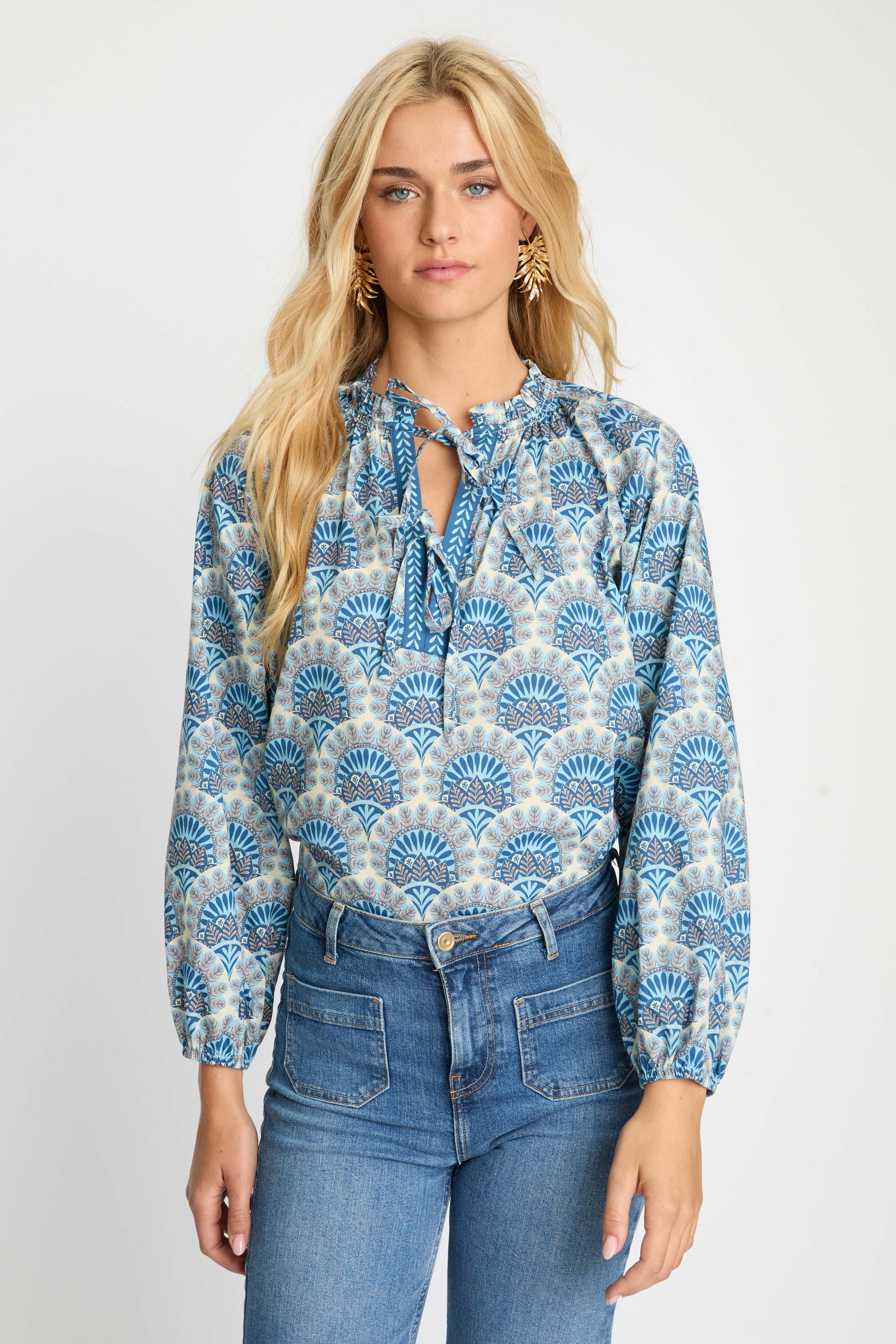 Ophelia Top in Boho Deco