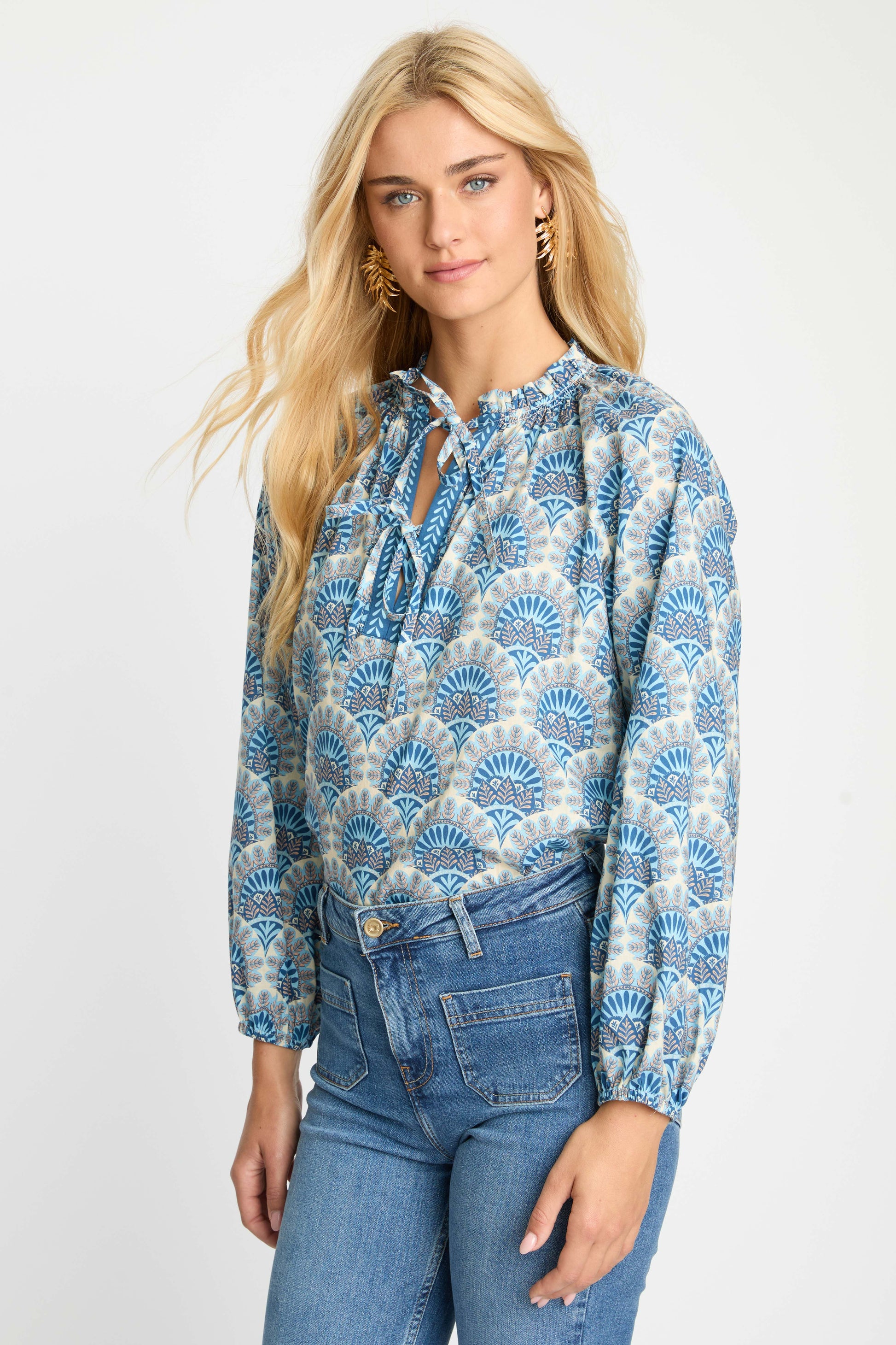 Ophelia Top in Boho Deco