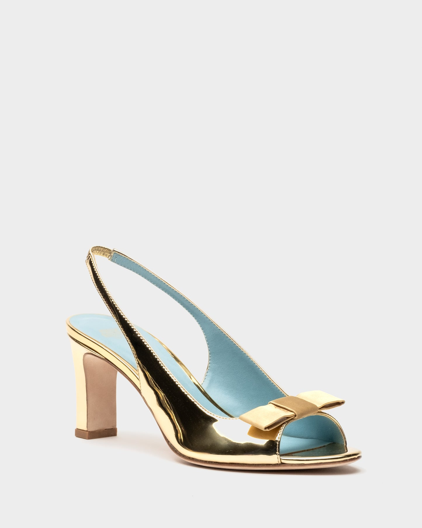 Reese Slingback w/Bow Mirror Vegan Mirror Vegan Mirror Gold