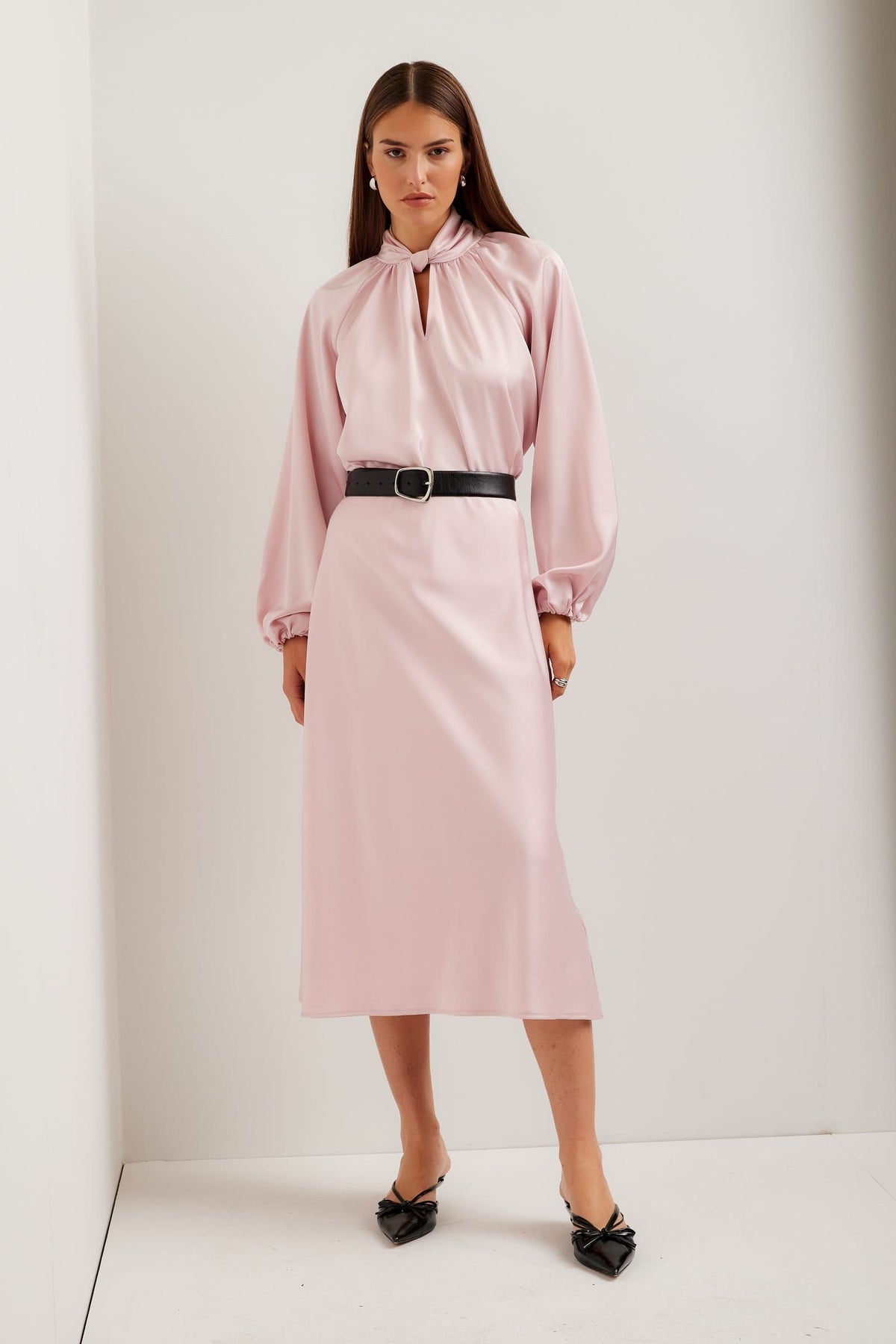 Eva Bias Ankle Skirt