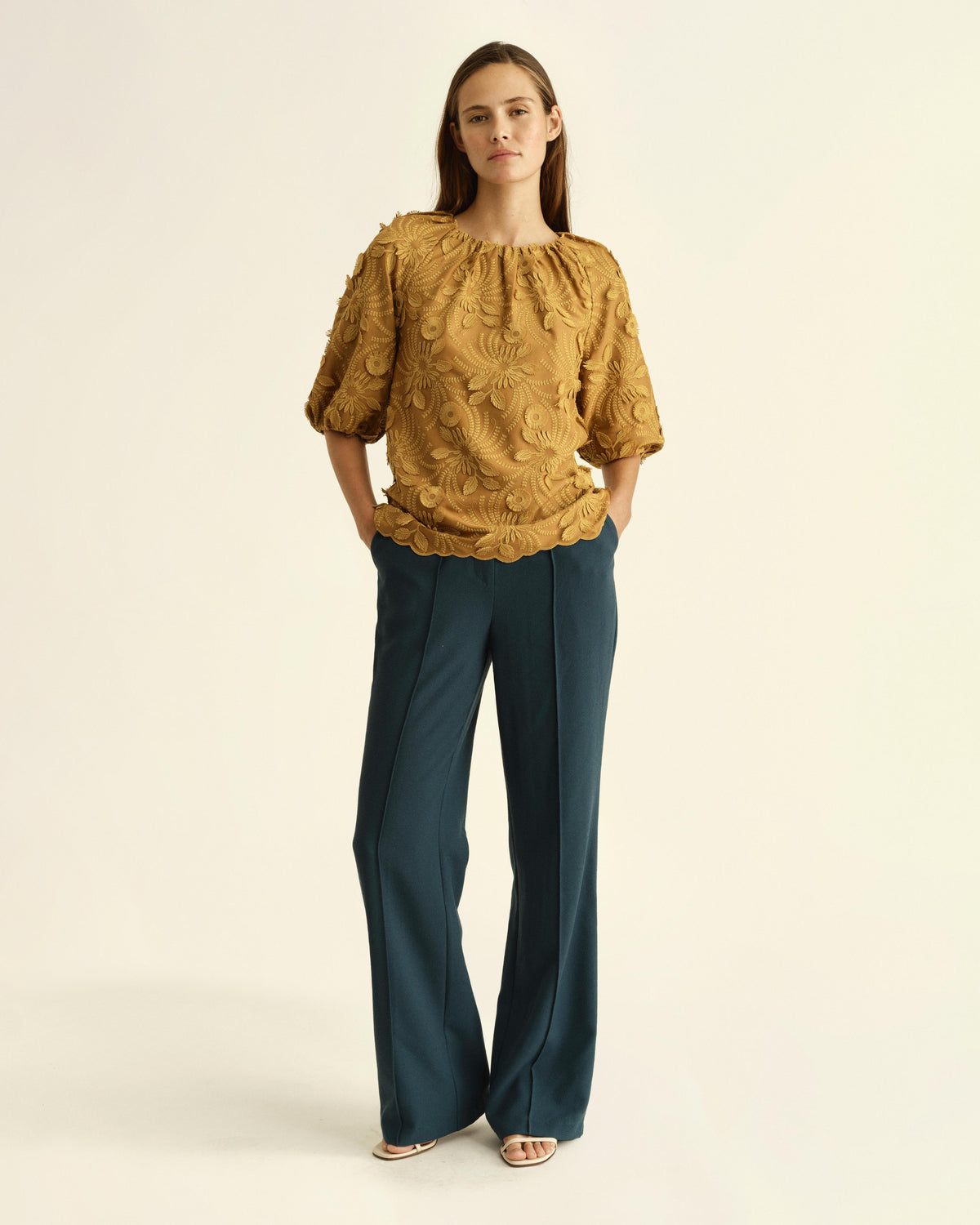 FA26 Kaia Top-Goldenrod