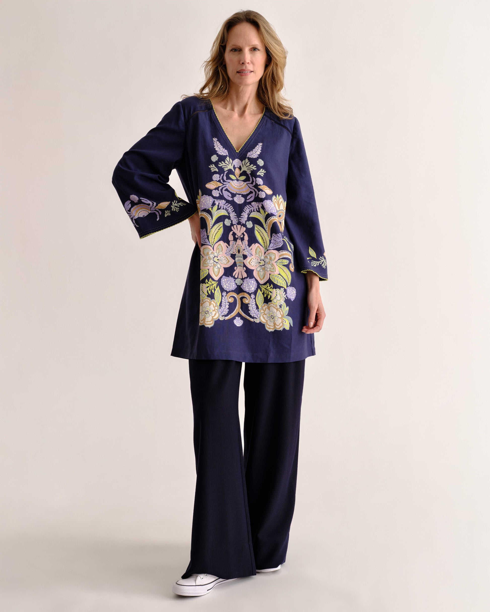 SP26 Folly Mini Dress-Mariner's Bloom