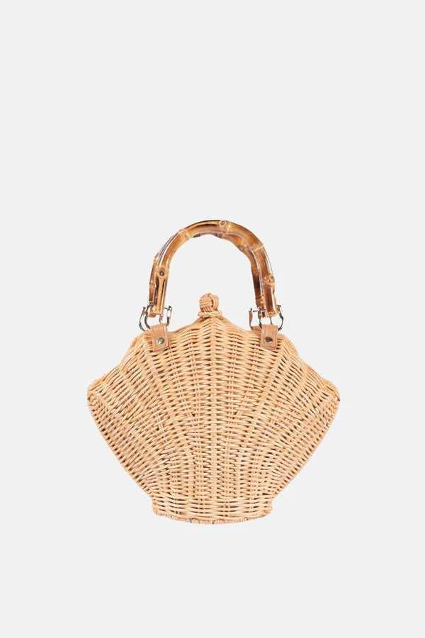 Rattan Shell Bag