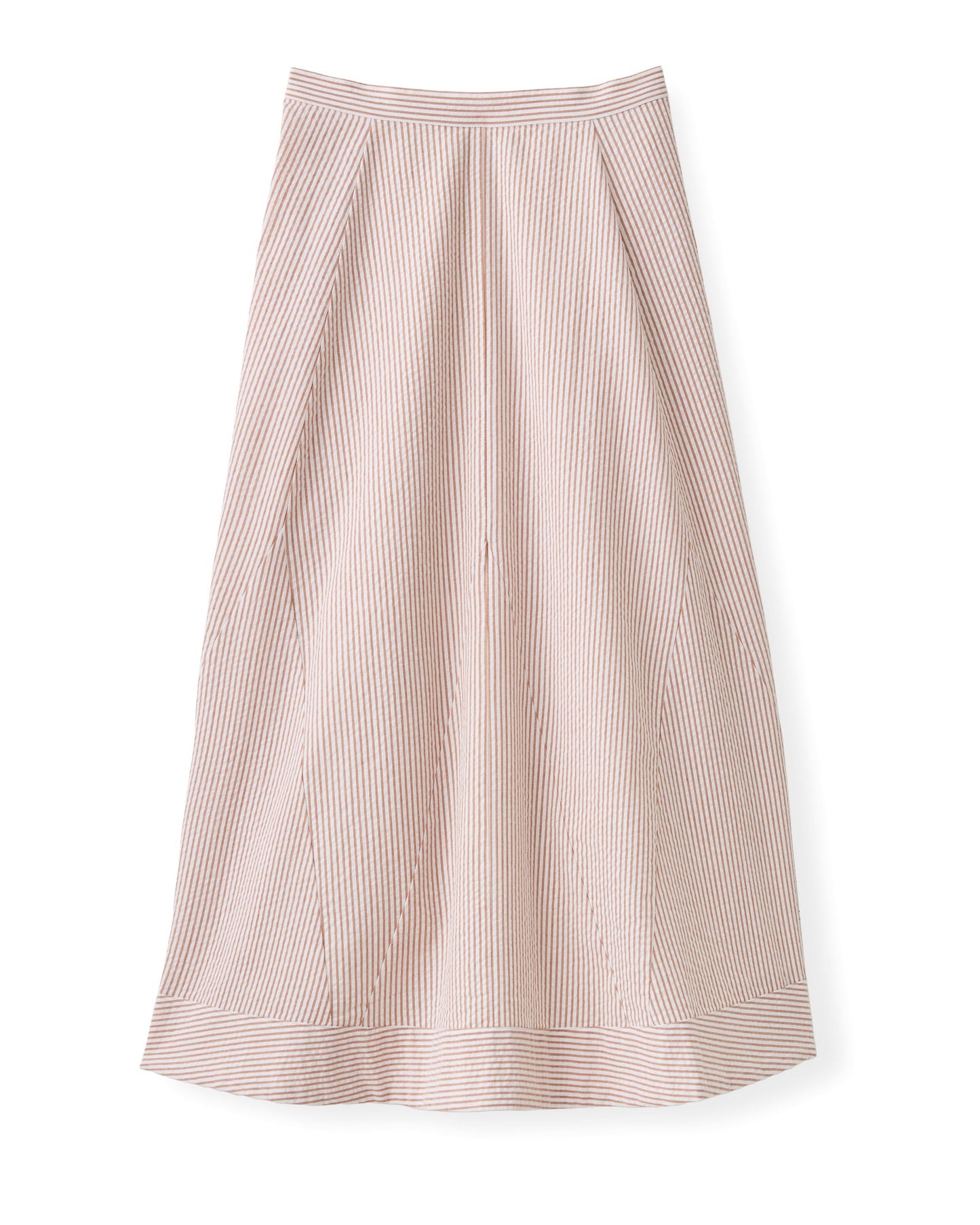 SP26 Liberty Midi Skirt-Camel Stripe