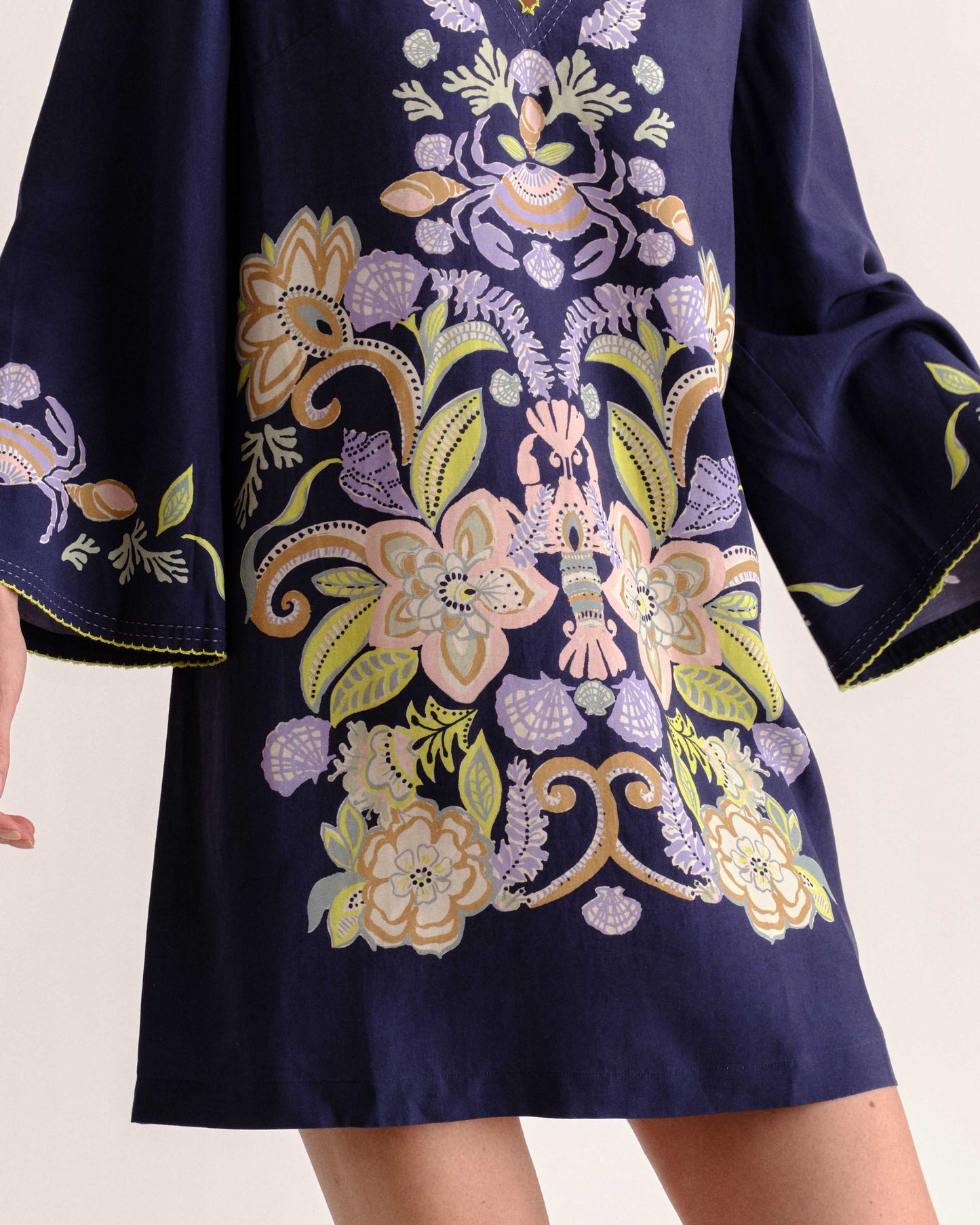 SP26 Folly Mini Dress-Mariner's Bloom