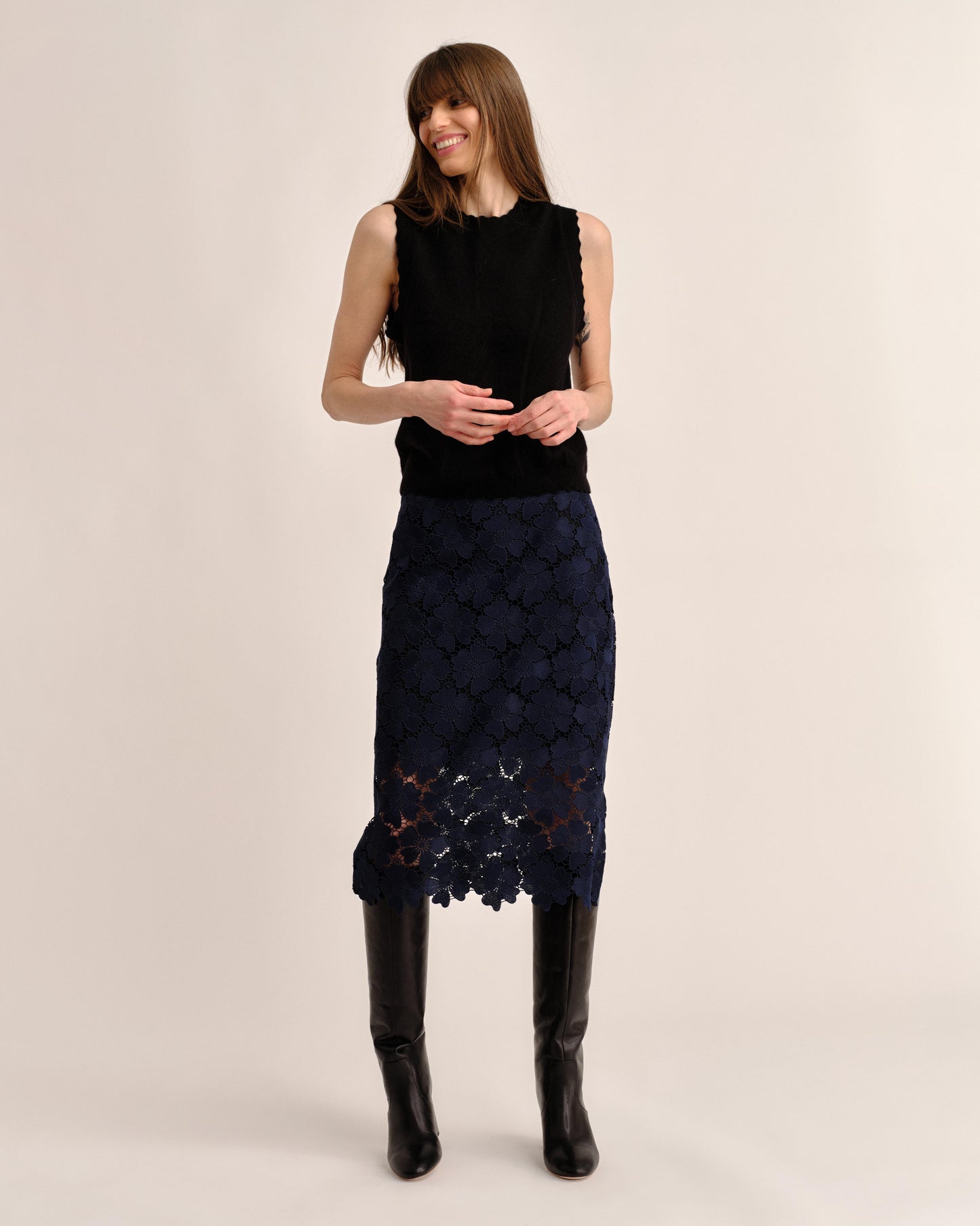 SP26 Lou Sweater Shell-Noir