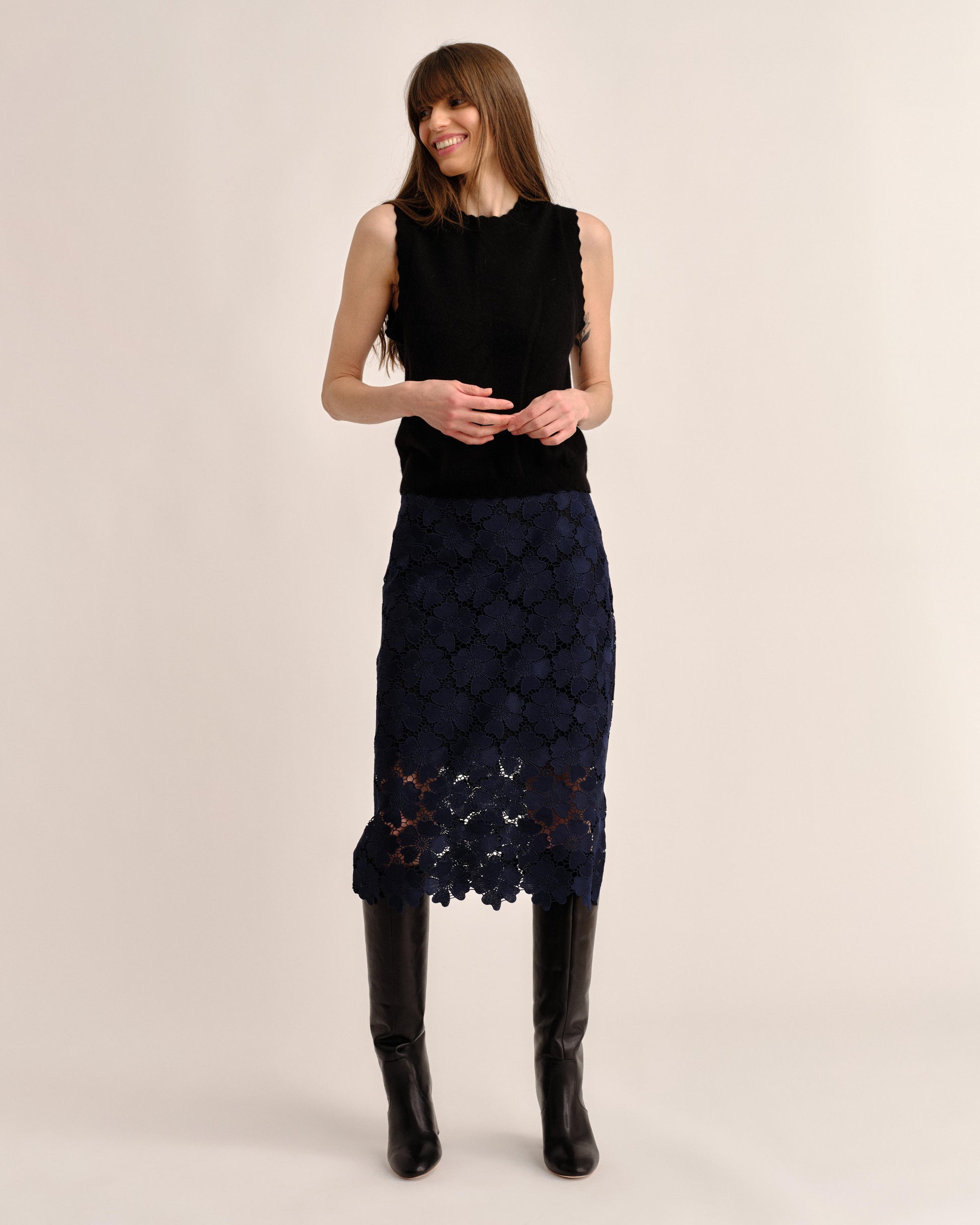 SP26 Lou Sweater Shell-Noir