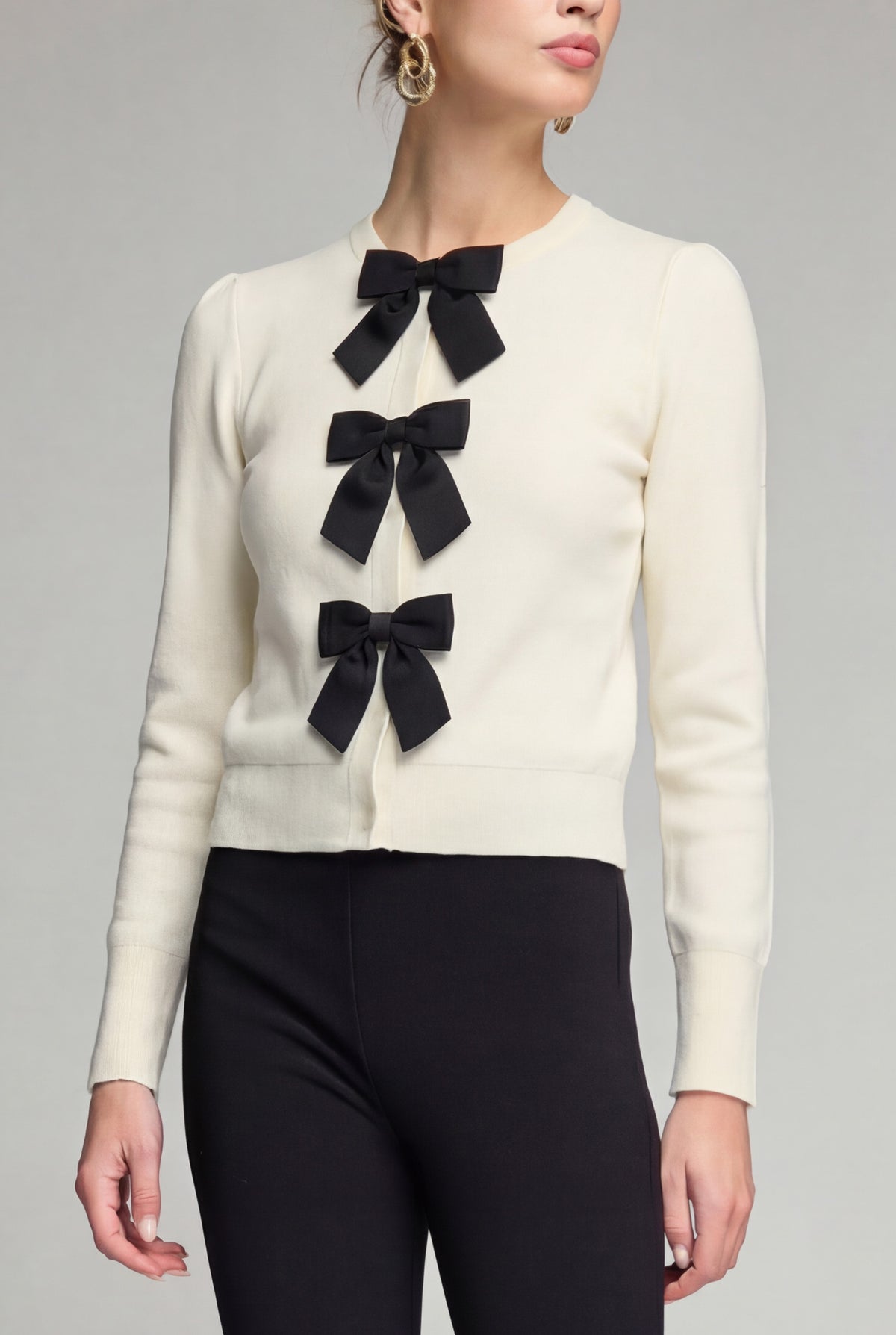 COLLINS BOW CARDIGAN