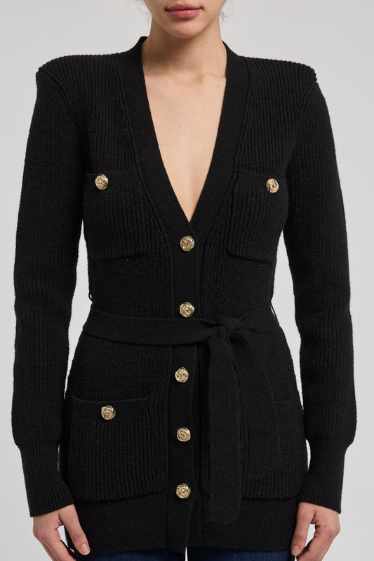 KONDO BELTED CARDIGAN