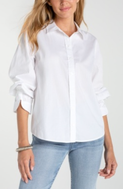Adjustable Sleeve Button Down