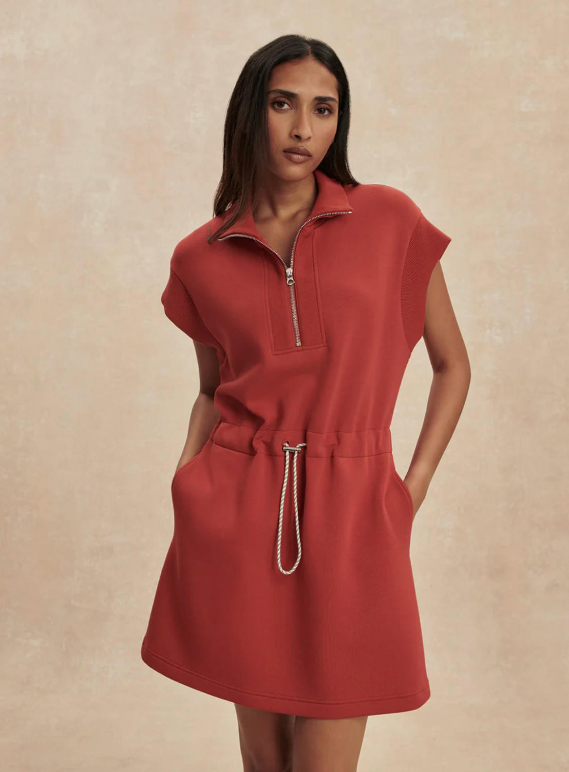 Half Zip Dress