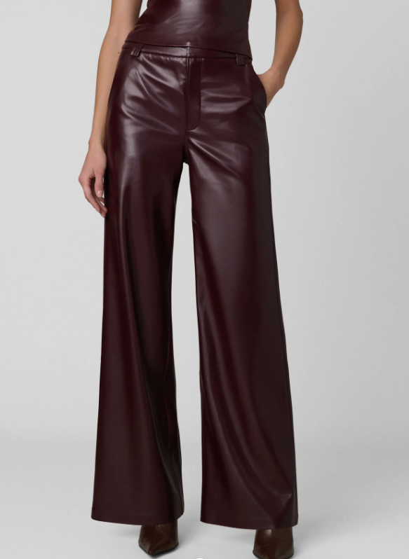 Vegan Leather Trouser