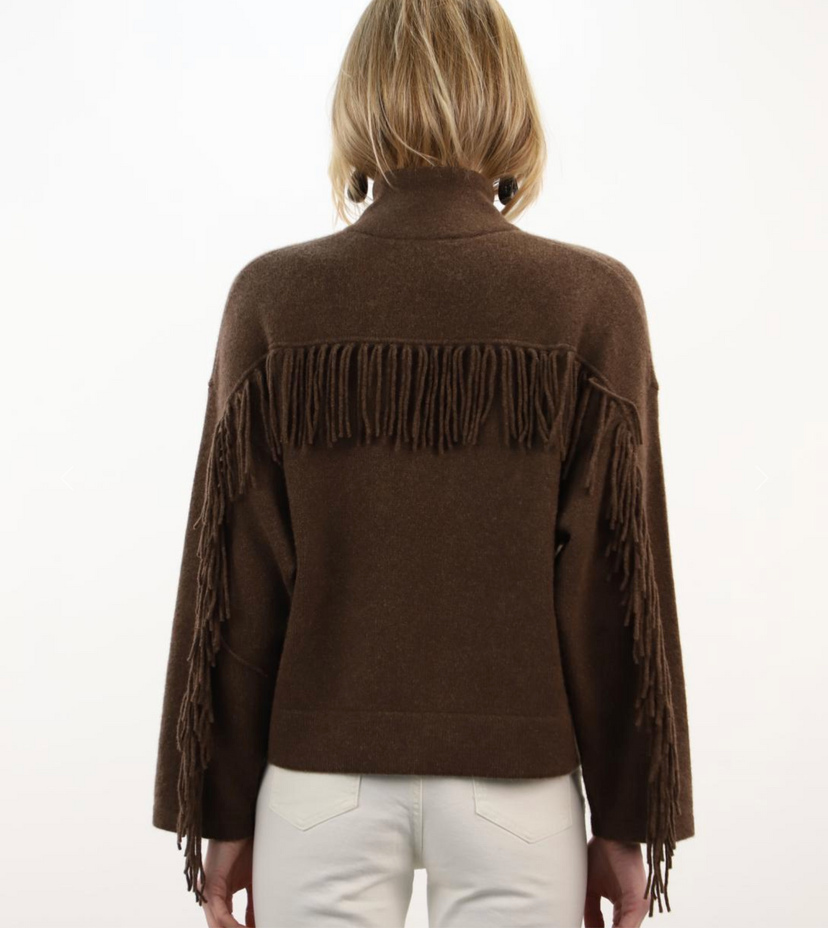 Stand Collar Cashmere Jacket