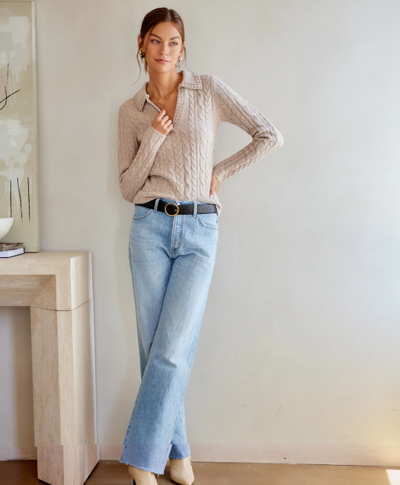 Estelle Cable Knit Sweater