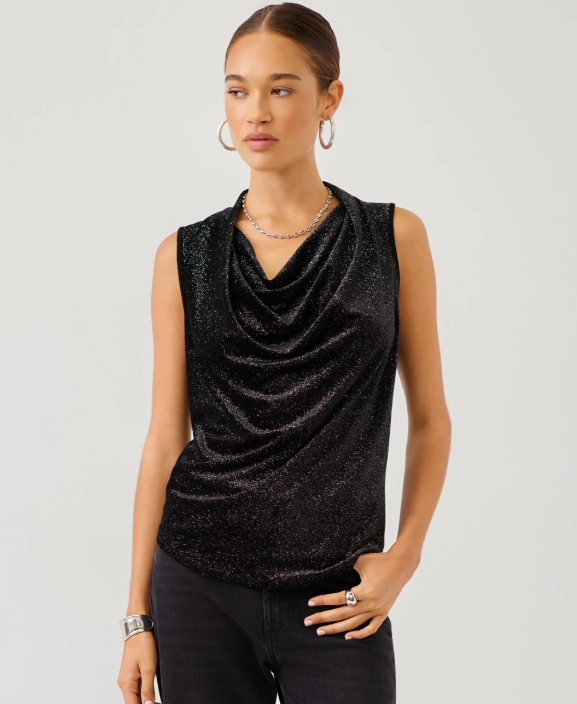 Drape Neck Top