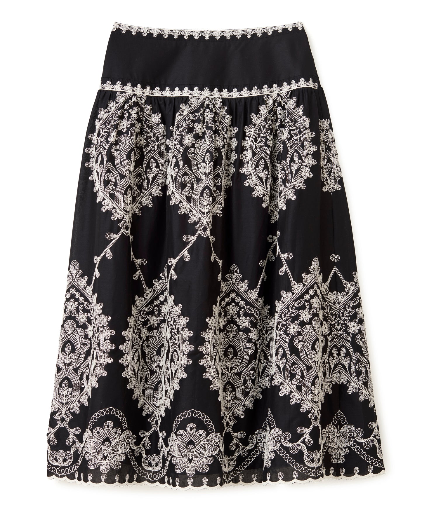 SP26 Georgia Midi Skirt-Noir