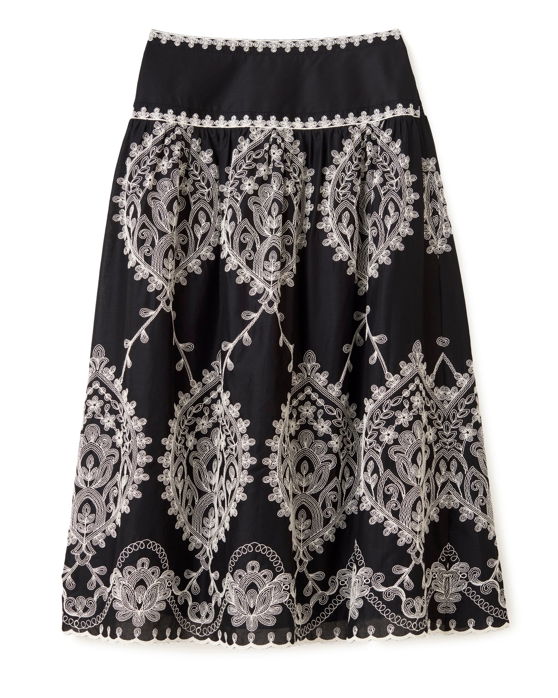 SP26 Georgia Midi Skirt-Noir