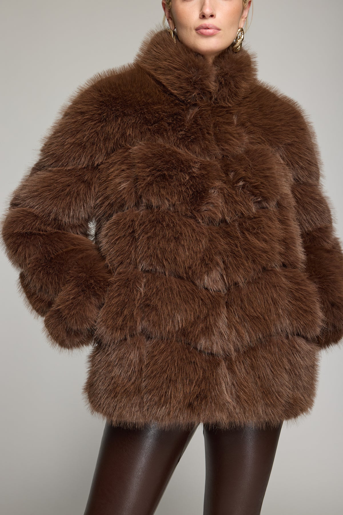 LOUISA FAUX FUR JACKET