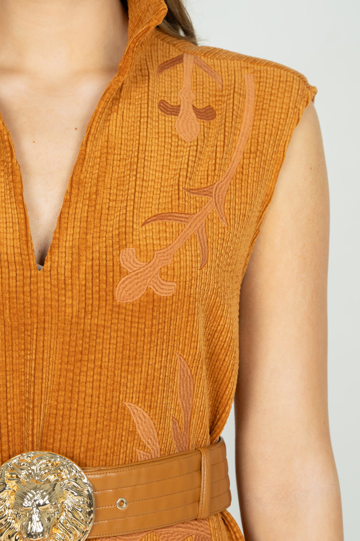 Roma Dress - Pecan