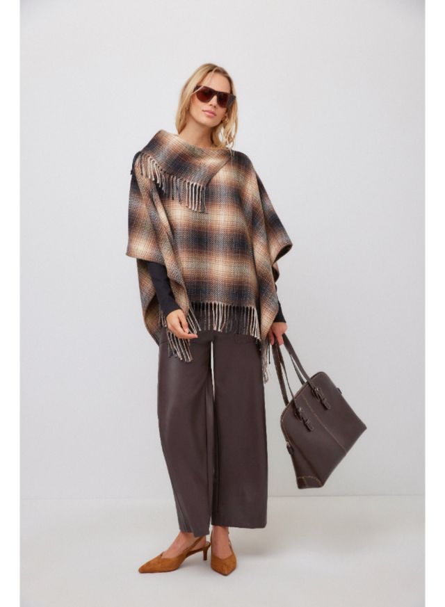 Autumn Fringe Poncho