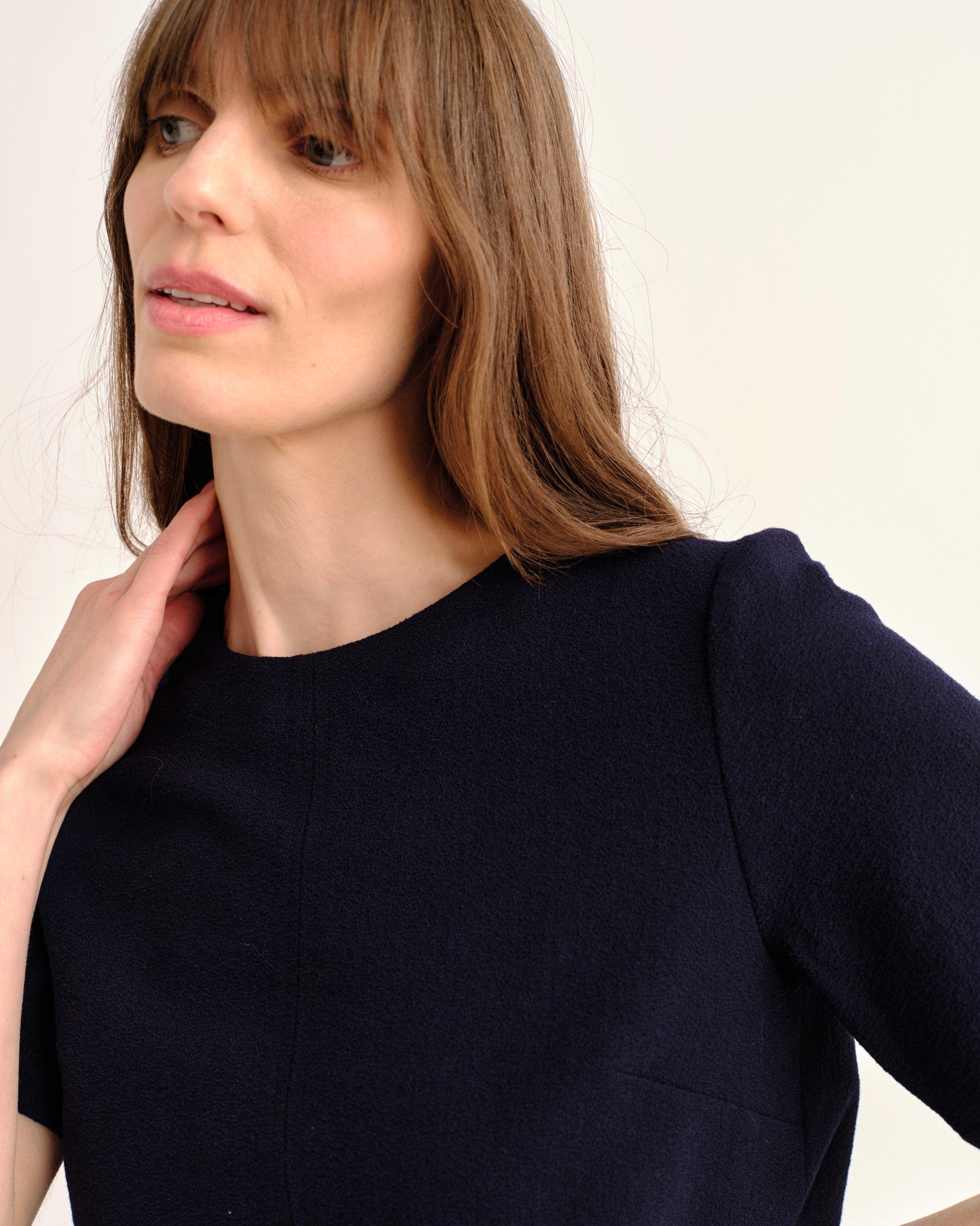 SP26 Chloe Top-Dark Navy