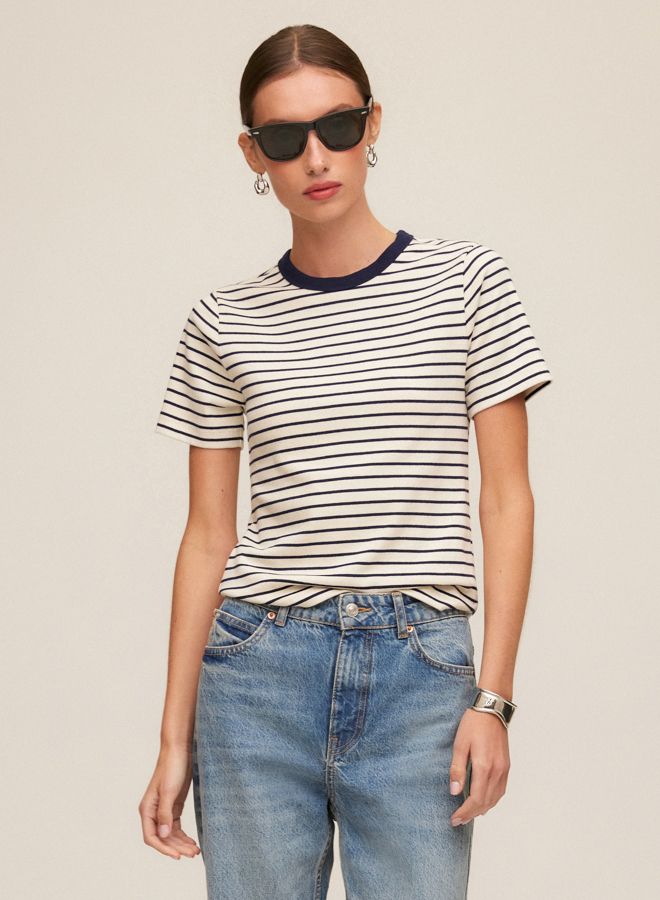 Mindy Contrast Top