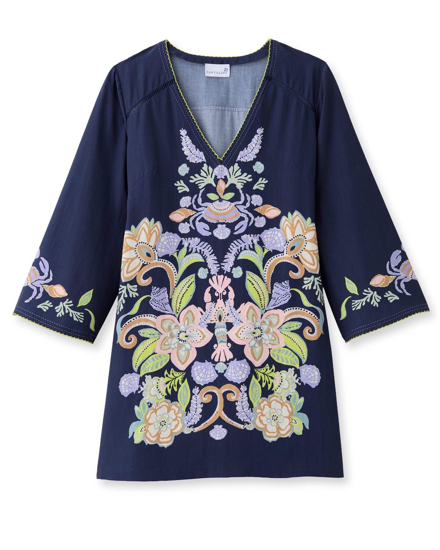 SP26 Folly Mini Dress-Mariner's Bloom