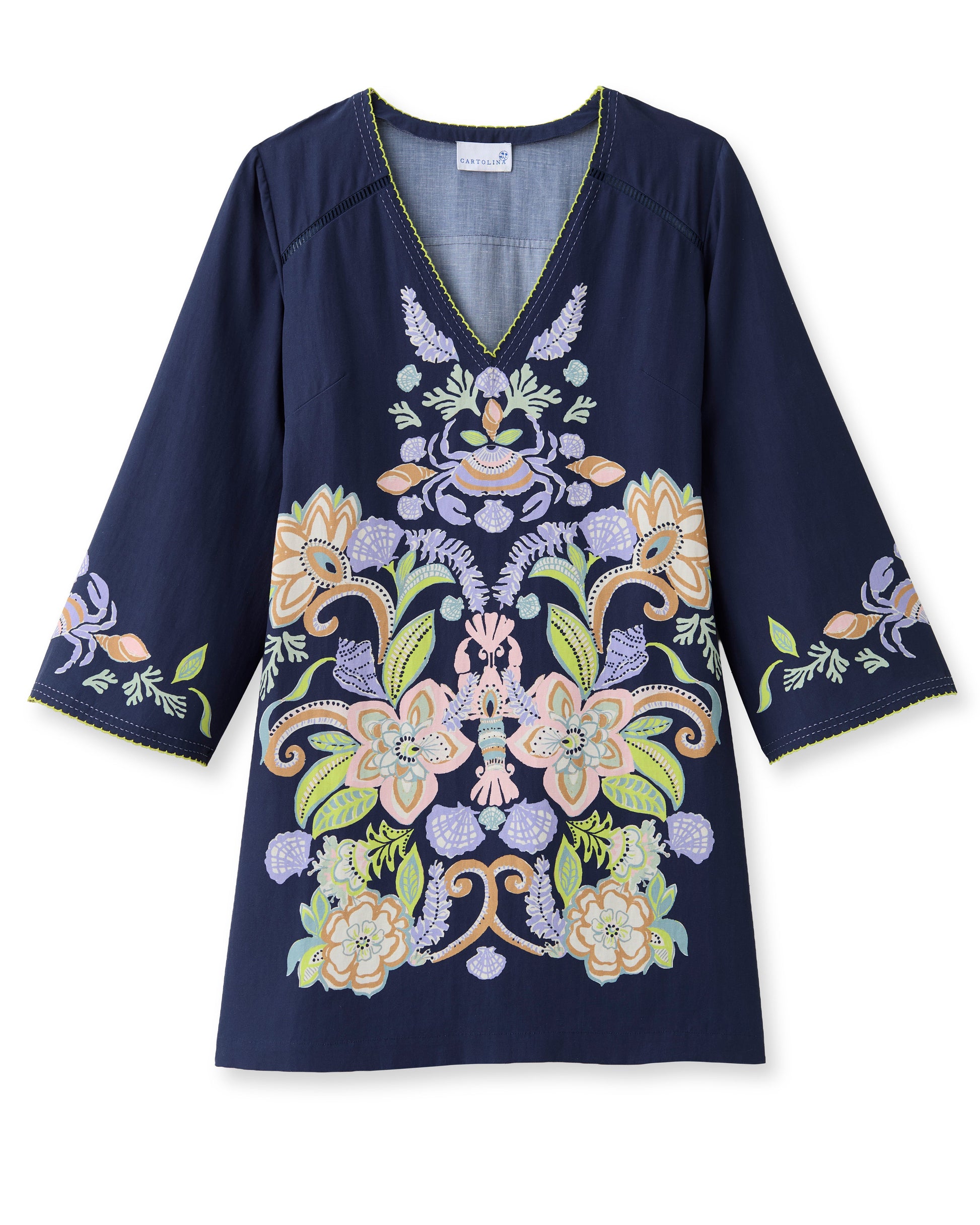 SP26 Folly Mini Dress-Mariner's Bloom
