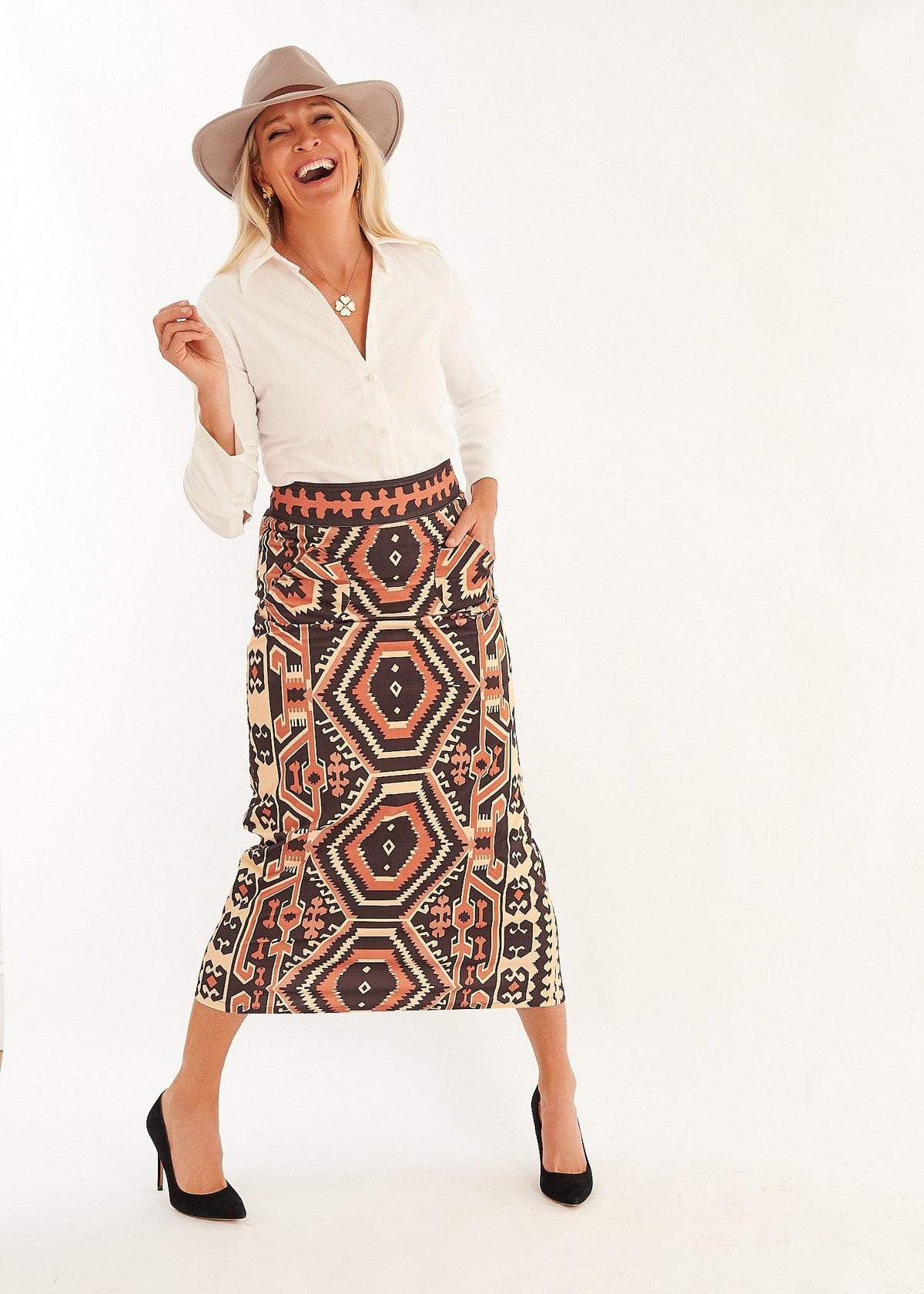 Ketchum Skirt - Kilim Biscotti