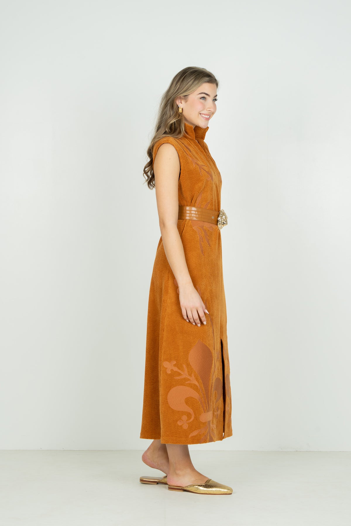 Roma Dress - Pecan