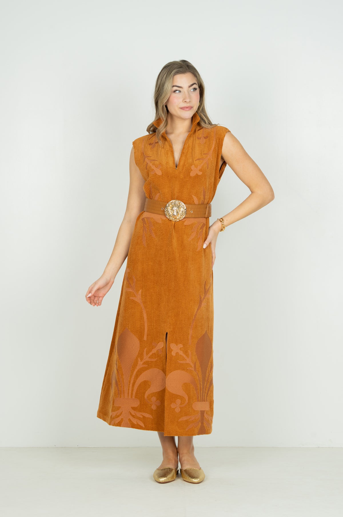 Roma Dress - Pecan