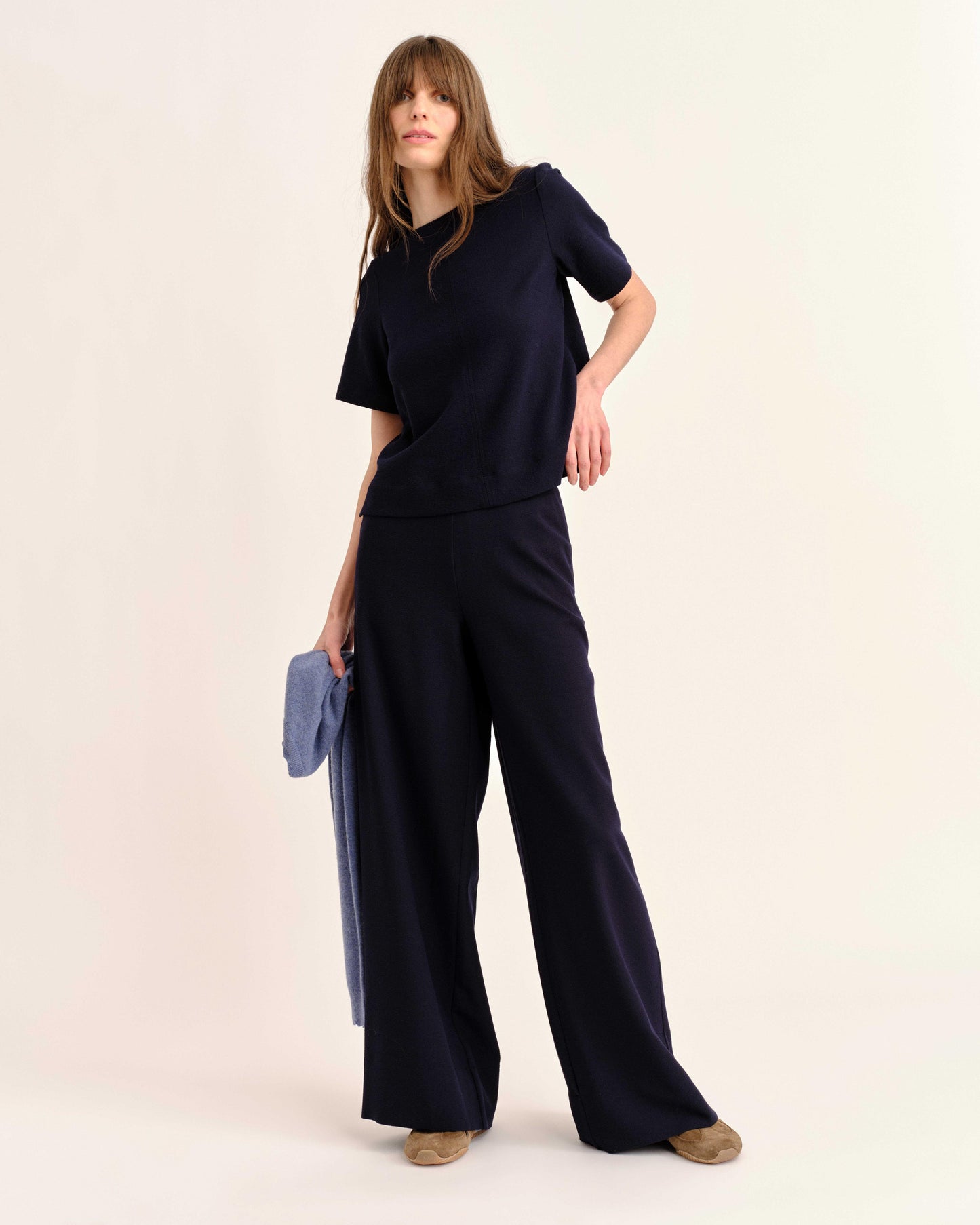 SP26 Chloe Top-Dark Navy