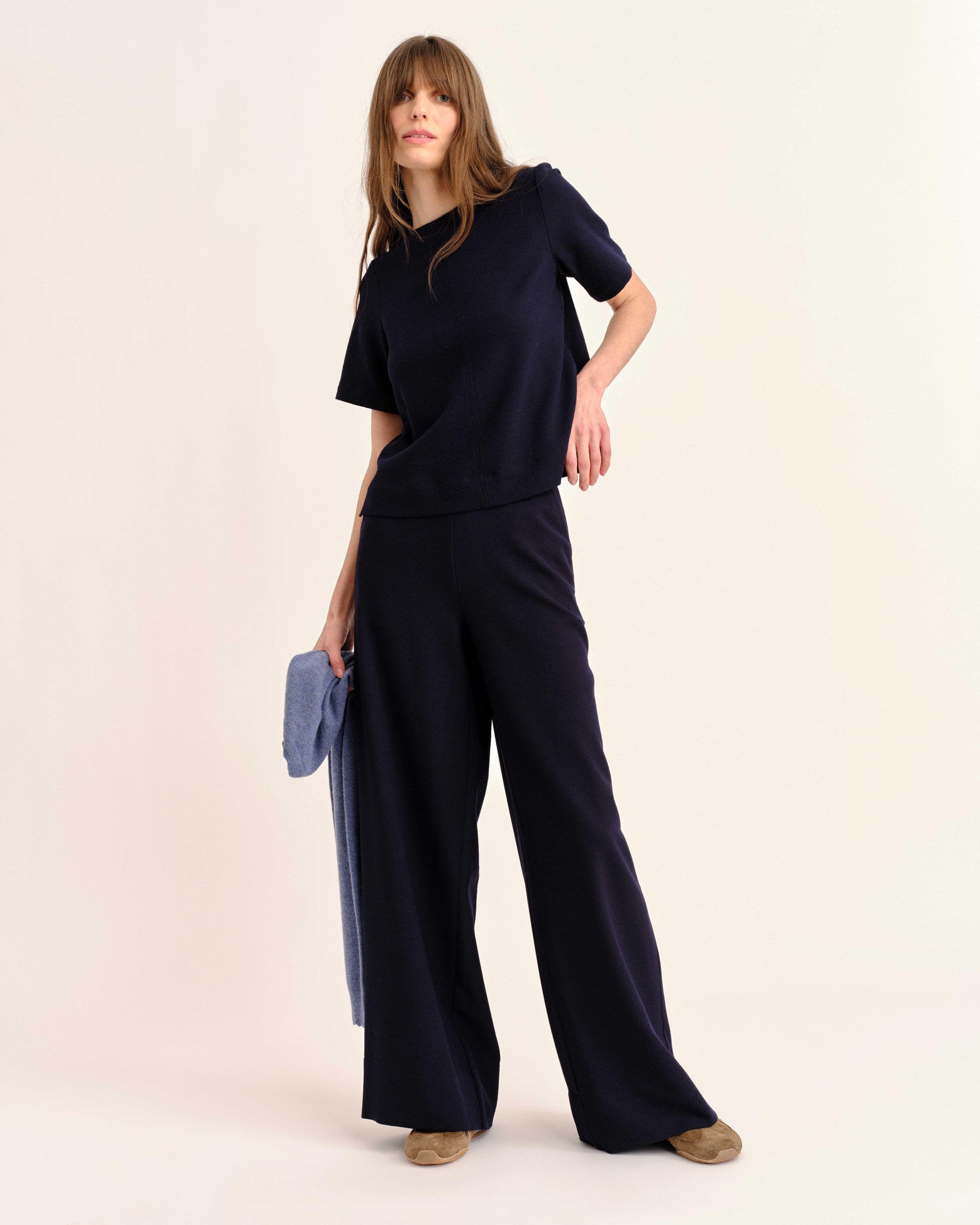 SP26 Chloe Top-Dark Navy