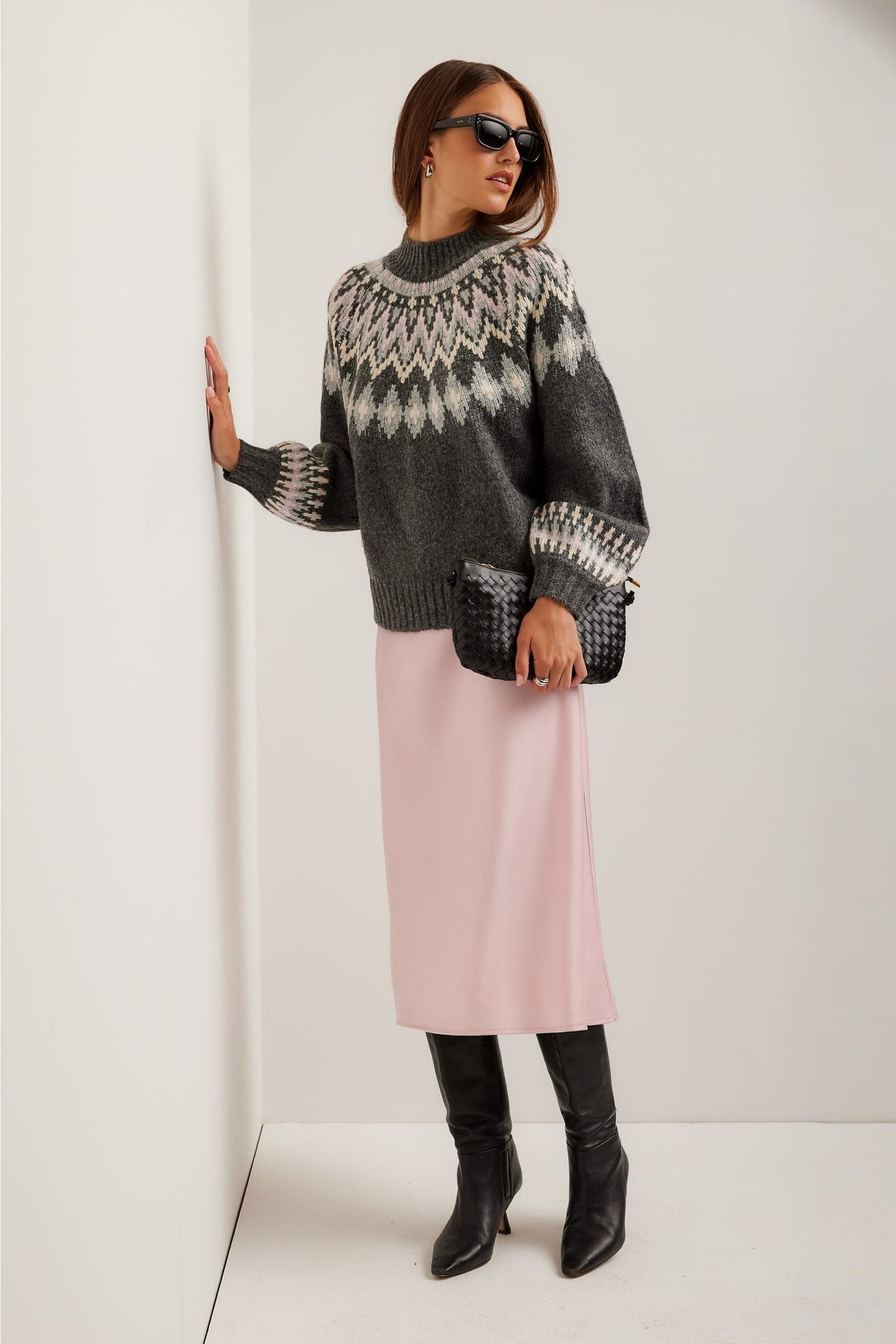 Eva Bias Ankle Skirt